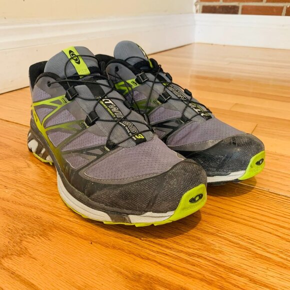 Salomon XT Wings 3 Trail Running Shoes Size 12.5 Hiking Sneakers - Picture 3 of 16
